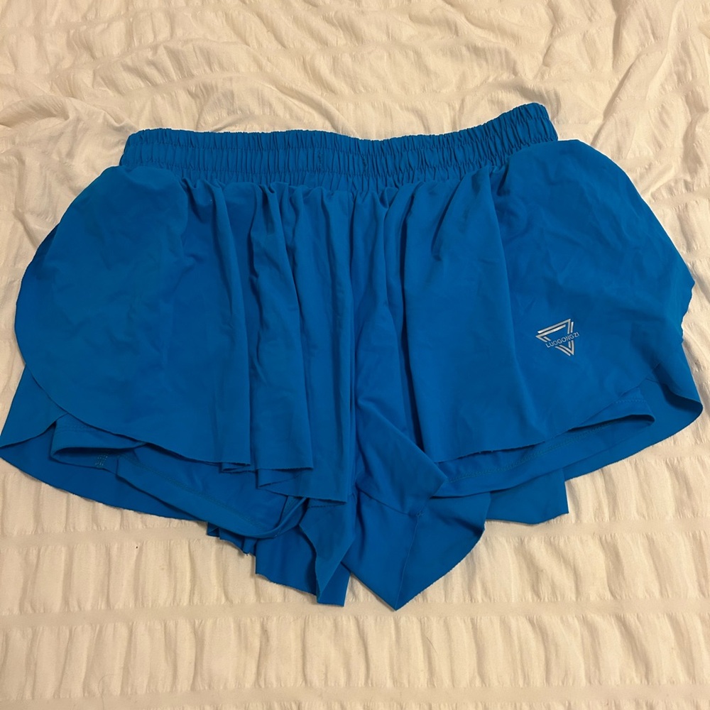 Blue Women's Athletic Shorts